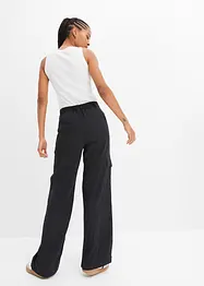 Soepelvallende, wijde cargo broek, bonprix
