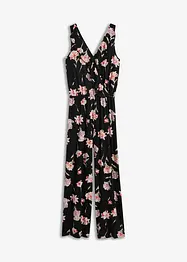 Jersey jumpsuit met bloemen, bonprix