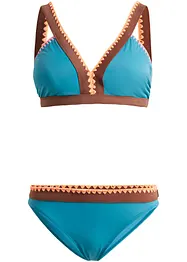 Triangel bikini met gerecycled polyamide (2-dlg. set), bonprix