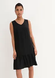 Korte viscose jurk in A-lijn, bonprix