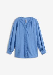 Oversized blouse van mousseline, RAINBOW