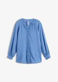 Oversized blouse van mousseline, bonprix