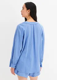 Oversized blouse van mousseline, bonprix