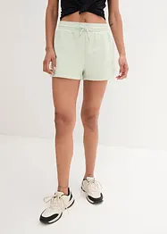 Sweat short met strikkoordjes, bonprix