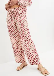 Wijde broek met print, bonprix