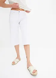 Wide leg capri jeans met mid waist, John Baner JEANSWEAR