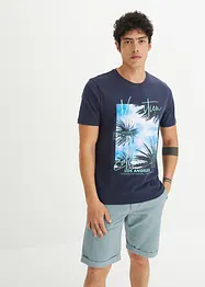 T-shirt van biologisch katoen met fotoprint, bonprix