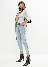 Straight jeans met mid waist, bonprix