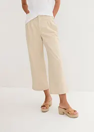 Wide leg jeans met high waist en comfortband, bonprix