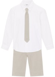 Jongens feestelijk overhemd, korte broek, vlinderstrik (3-dlg. set), bpc bonprix collection