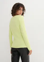 Katoenen longsleeve met ronde hals, bonprix