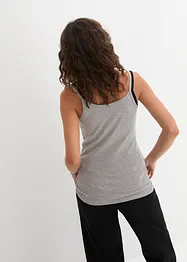 Spaghetti top van katoen (set van 3), bonprix
