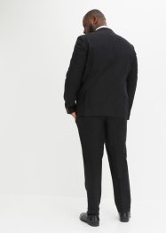 Slim fit pak met linnen (2-dlg.): colbert en broek, bonprix