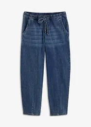 Barrel jeans met mid waist en comfortband, bonprix