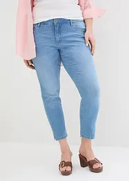 Comfort stretch 7/8 jeans met splitten, bonprix