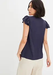 Blouse met kant, bonprix