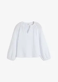 Mousseline blouse van katoen, bonprix