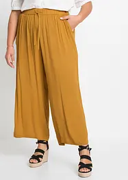 Wijde broek van soepele viscose, bonprix