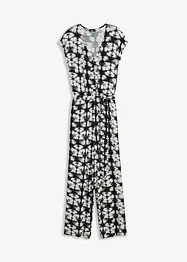 Jersey jumpsuit met korte mouwen, bonprix