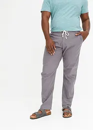 Regular fit chino met linnen, straight, bonprix