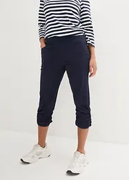Capri broek van katoenmix met comfortband, bonprix