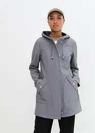 Softshell parka met capuchon, bonprix