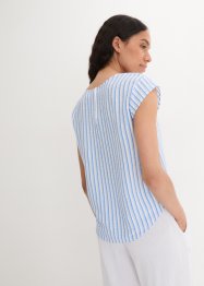 Gedessineerde blouse, korte mouw, bpc bonprix collection