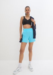 Sneldrogende outdoor short met gesmokte band, bpc bonprix collection