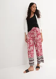 Losjes vallende palazzo broek met paisley, bonprix