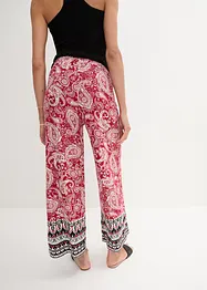 Losjes vallende palazzo broek met paisley, bonprix