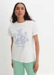 T-shirt met print van biologisch katoen, bpc bonprix collection