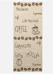 Vloerkleed met cappuccinomotief, bonprix