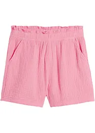 Meisjes mousseline short van katoen, bonprix