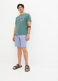 Classic fit stretch bermuda, bonprix