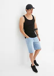 Geribde tanktop (set van 2), slim fit, John Baner JEANSWEAR