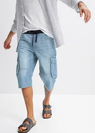 Lange jeans bermuda, loose fit, bonprix