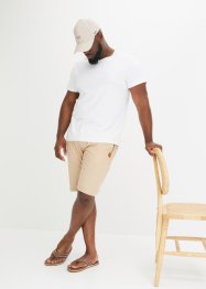 Chino bermuda met deels elastische band, regular fit, bpc bonprix collection