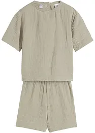 Jongens mousseline overhemd en short (2-dlg. set), bpc bonprix collection