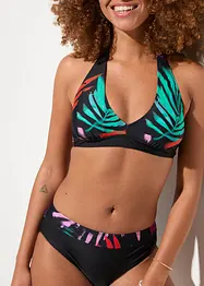 Halter bikinitop met gerecycled polyamide, bonprix