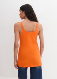 Katoenen longtop met verstelbare schouderbandjes (set van 2), bonprix