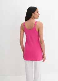 Katoenen longtop met verstelbare schouderbandjes (set van 2), bonprix