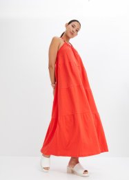 Katoenen maxi jurk met strikdetail, RAINBOW