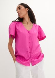 Blouse met vleugelmouwen en broderie anglaise, bpc bonprix collection