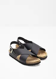 Leren sandalen, bonprix