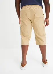 Cargo instapbermuda met linnen, regular fit, bonprix