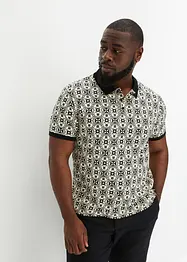 Poloshirt met korte mouwen van biologisch katoen, bonprix