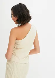 One shoulder top van soepele viscose, bonprix