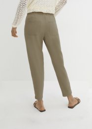 Linnen broek met kant opzij, cropped, bpc bonprix collection