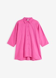 Oversized blouse met kanten achterpand, RAINBOW