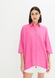 Oversized blouse met kanten achterpand, RAINBOW